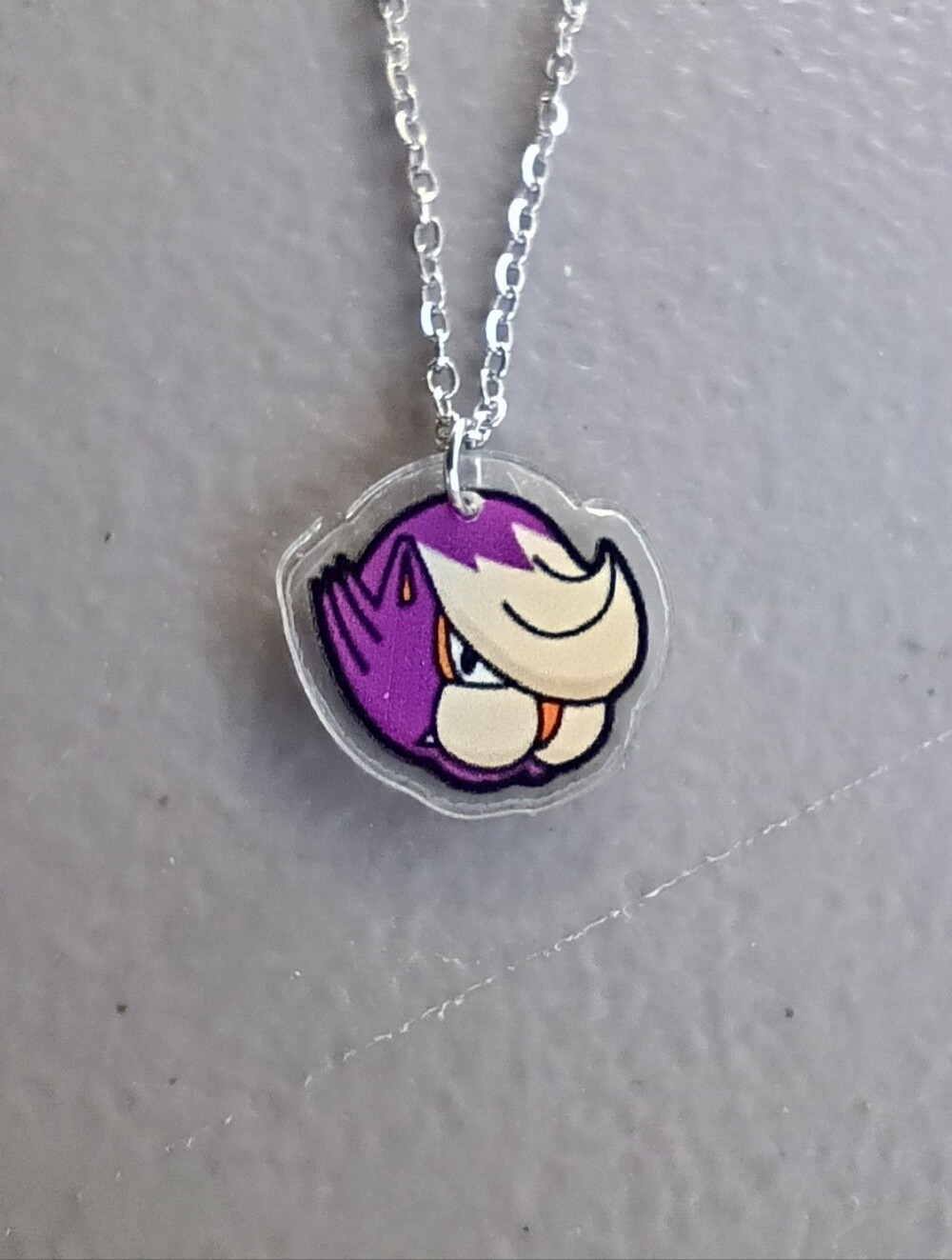 Pokemon Skuntank Acrylic Stainless Steel Necklace